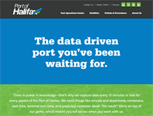 Tablet Screenshot of portofhalifax.ca